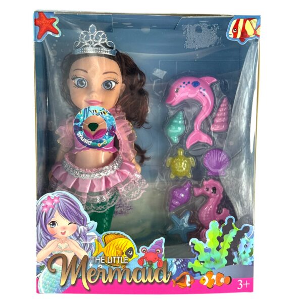 MUÑECA SIRENITA 28 CM