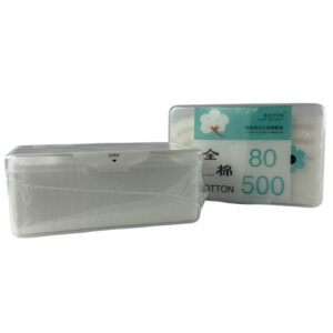 CAJA DE ALGODÓN DESMAQUILLANTE 500 PCS BEIYIN