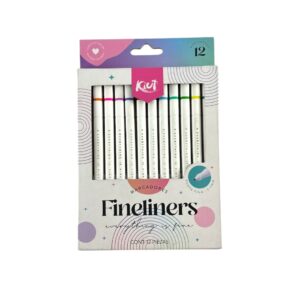MARCADORES FINELINERS KIUT X12
