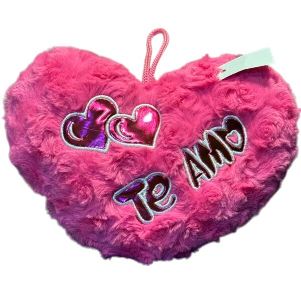 ALMOHADA CORAZON TE AMO 20CM - Imagen 2