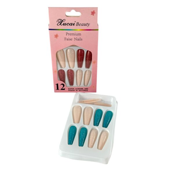 UÑAS FANTACIA 12 UND XUCAI BEAUTY