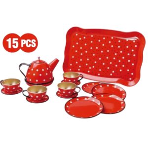 JUEGO DE TAZAS METALICAS 15 PCS