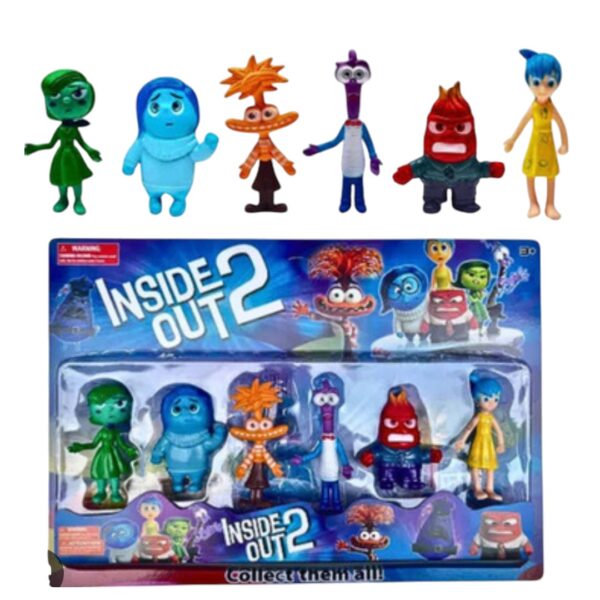 SET DE MUÑECOS INTENSAMENTE 6 UND