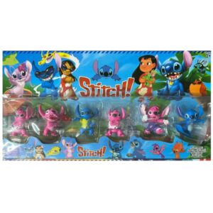 SET DE MUÑECOS STITCH 6 UND