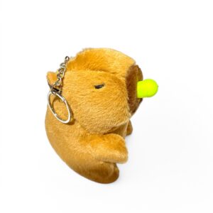 LLAVERO CAPIBARA CHICLE 13CM