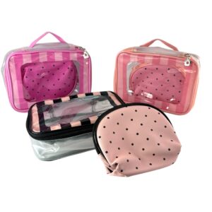 COSMETIQUERA  A  RAYAS 3 PCS