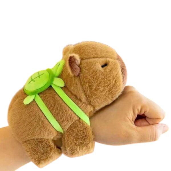 PELUCHE CAPIBARA TORTUGA PULSERA 16CM