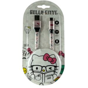 CABLE DATA TIPO C HELLO KITTY