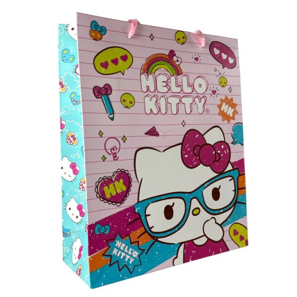 FUNDA DE REGALO MED.HELLO KITTY 26X32X10CM