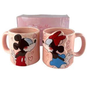 TAZA MINNIE Y MICKEY X2