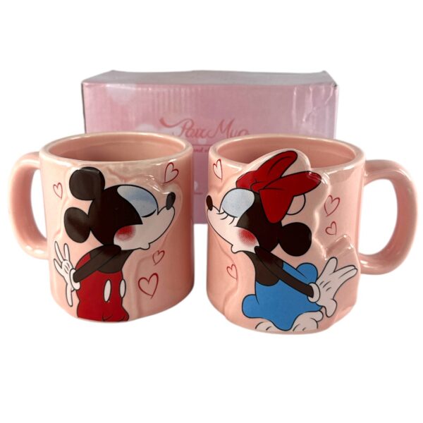 TAZA MINNIE Y MICKEY X2
