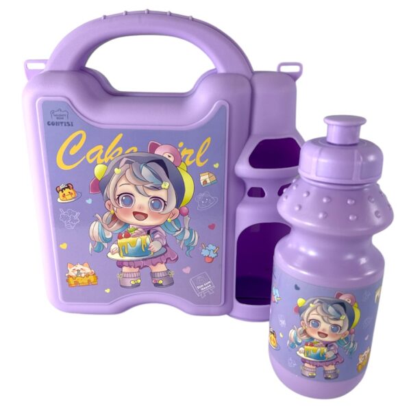 LONCHERA CON TERMO PLASTICA INFANTIL - Imagen 4