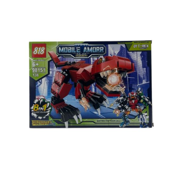 LEGO DINOSAURIO TRANSFORMER 144PCS - Imagen 8