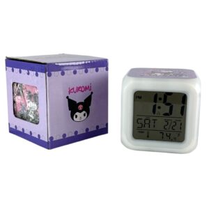 RELOJ DESPERTADOR CUBO KUROMI