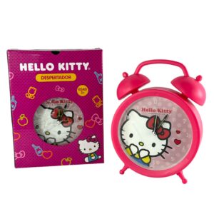 RELOJ DESPERTADOR MATE HELLO KITTY
