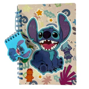CUADERNO CON LLAVERO  STITCH
