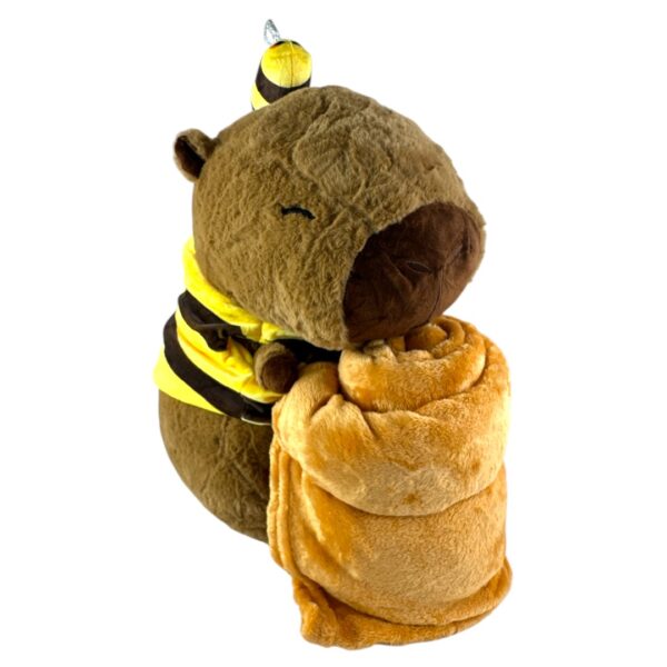 PELUCHE CAPIBARA 40CM CON COBIJA - Imagen 4