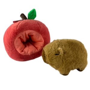 PELUCHE CAPIBARA MANZANA PEQ 20CM