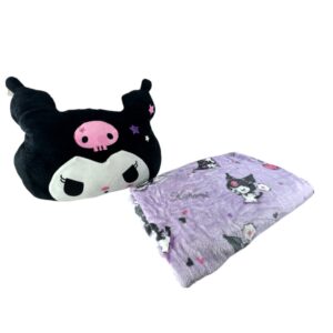 ALMOHADA KUROMI 43CM CON COBIJA