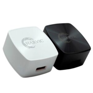 CUBO CARGADOR CON CABLE HARVIC CDR-300 TIPO C