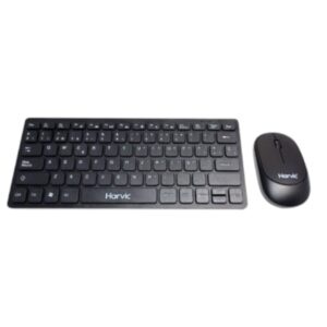 TECLADO CON MOUSE HARVIC TBT-456 29X13 CM