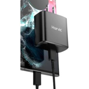 CUBO CARGADOR CON CABLE HARVIC CDR-309 TIPO C