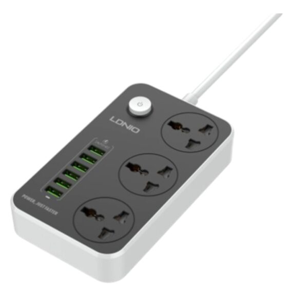 CORTAPICOS LDNIO SC3604 17W 6P 6USB + 3TOMAS