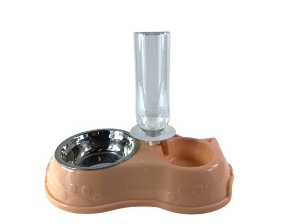 PLATO CON BOTELLA PARA AGUA MASCOTA - Imagen 2