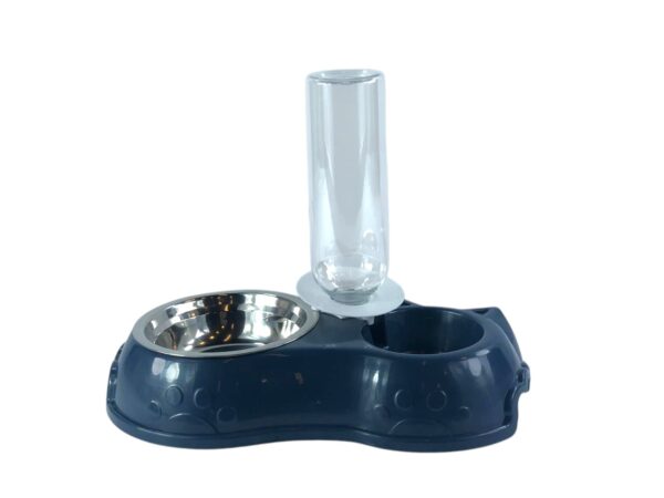 PLATO CON BOTELLA PARA AGUA MASCOTA