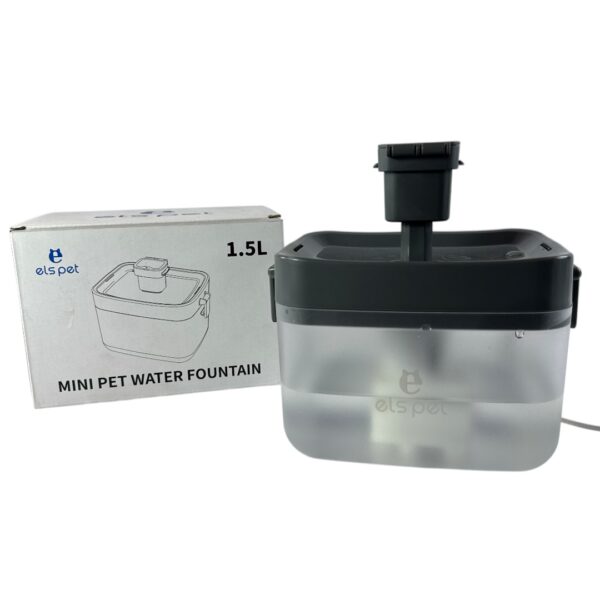 CONTENEDOR FUENTE DE AGUA 1,5ML PARA MASCOTA