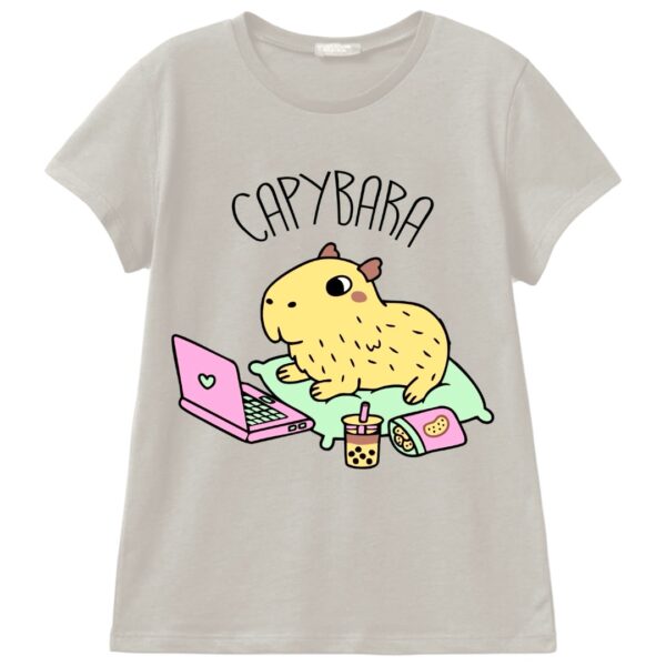 CAMISETA NIÑA CAPIBARA